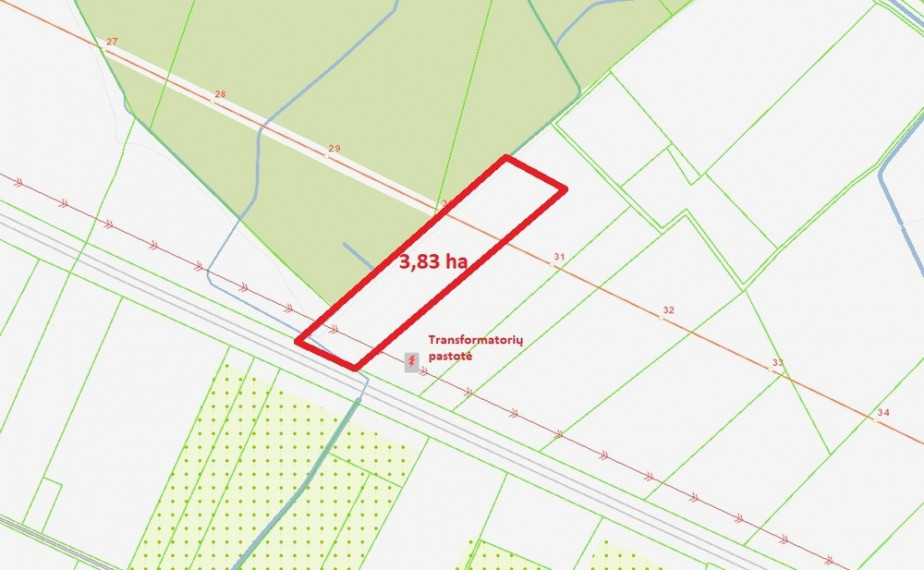 Parduodamas kitos paskirties sklypas Kertauninkų k., Kaišiadorių r. sav., 383 a ploto 8