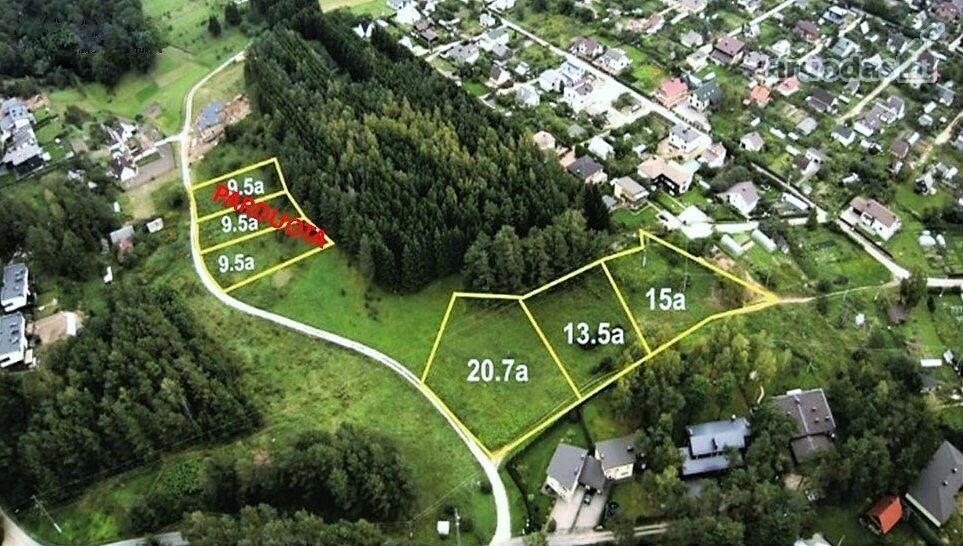 Parduodamas namų valdos paskirties sklypas Kryžiokų g., Balsiai, Vilniaus m., Vilniaus m. sav., 15.03 a ploto 1