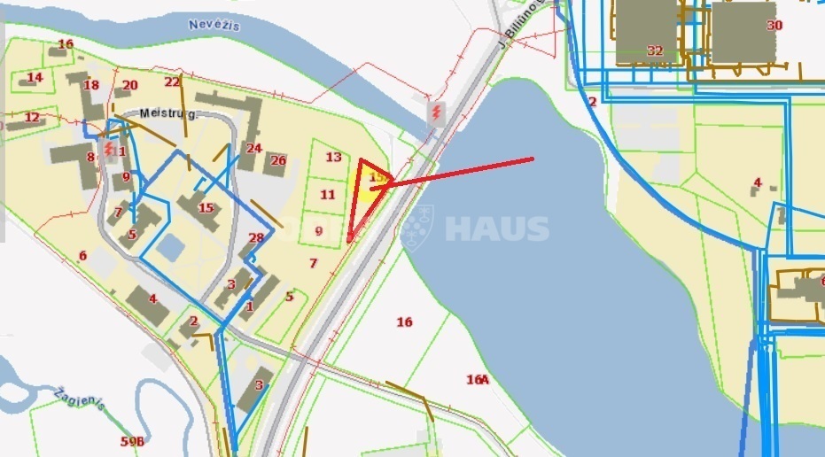 Parduodamas komercinės paskirties sklypas J. Biliūno g., Centras, Panevėžio m., Panevėžio m. sav., 19.83 a ploto 3