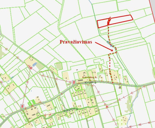 Parduodamas  sklypas Barskūnų k., Širvintų r. sav., 251 a ploto 1