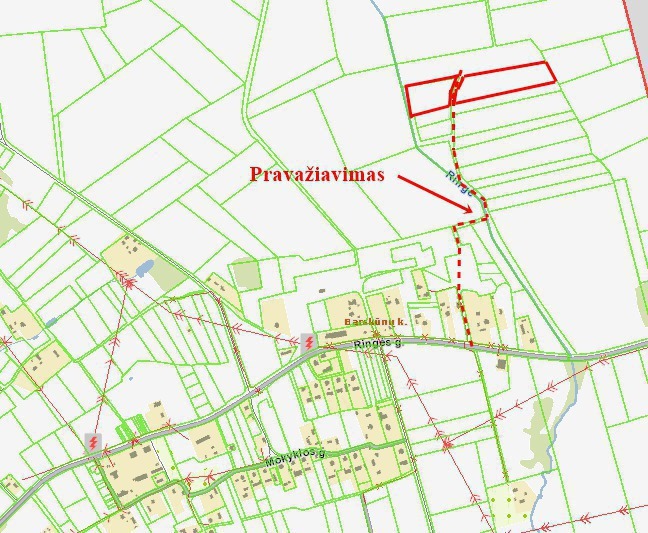 Parduodamas  sklypas Barskūnų k., Širvintų r. sav., 251 a ploto 1