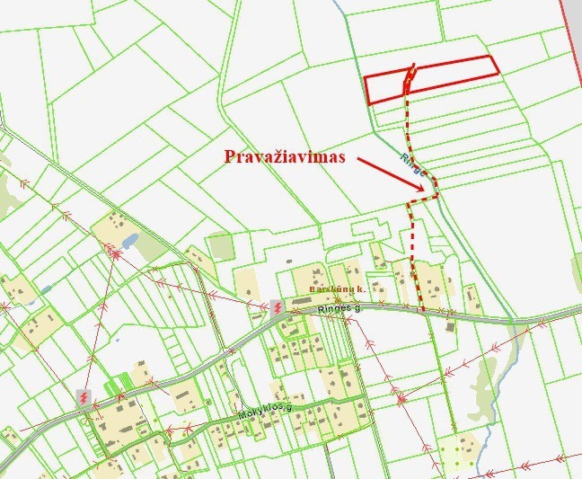 Parduodamas  sklypas Barskūnų k., Širvintų r. sav., 251 a ploto 1