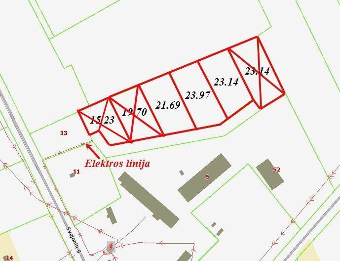 Parduodamas sklypas Svajonių g., Šiaulių k., Širvintų r. sav., 23.97 a ploto 2