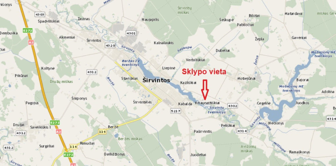 Parduodamas  sklypas Motiejūnų k., Širvintų r. sav., 270 a ploto 10