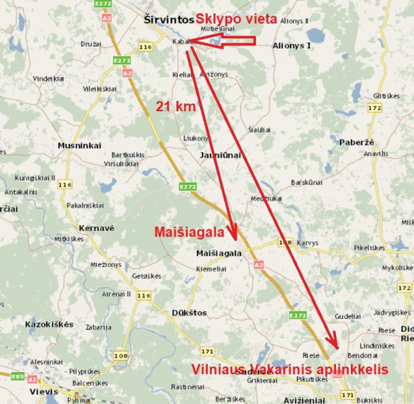 Parduodamas  sklypas Motiejūnų k., Širvintų r. sav., 270 a ploto 11