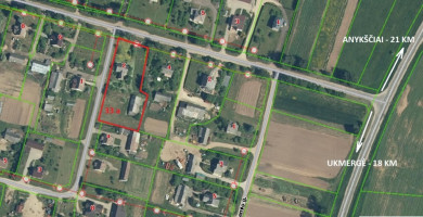 Parduodamas  sklypas Žiedo g., Svirnų II k., Anykščių r. sav., 33 a ploto 15