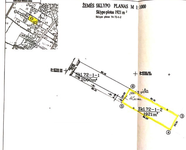 Parduodamas sklypas Panemunės g., Neravų k., Druskininkų sav., 19.21 a ploto 4