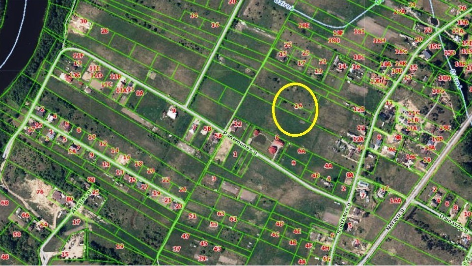 Parduodamas sklypas Panemunės g., Neravų k., Druskininkų sav., 19.21 a ploto 6
