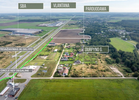 Parduodamas kitos paskirties sklypas Dauparų k., Klaipėdos r. sav., 1600 a ploto