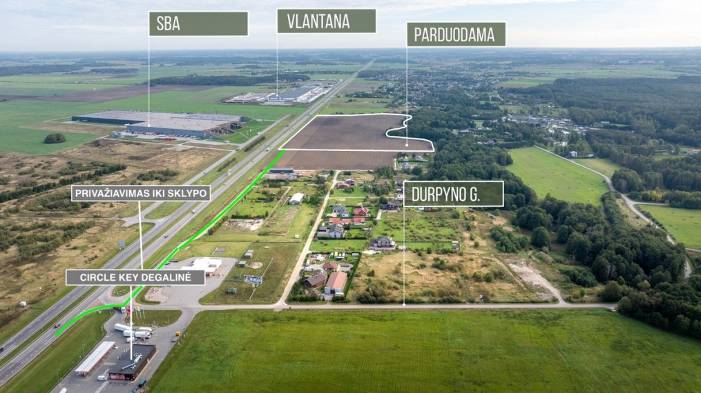 Parduodamas kitos paskirties sklypas Dauparų k., Klaipėdos r. sav., 1600 a ploto 1
