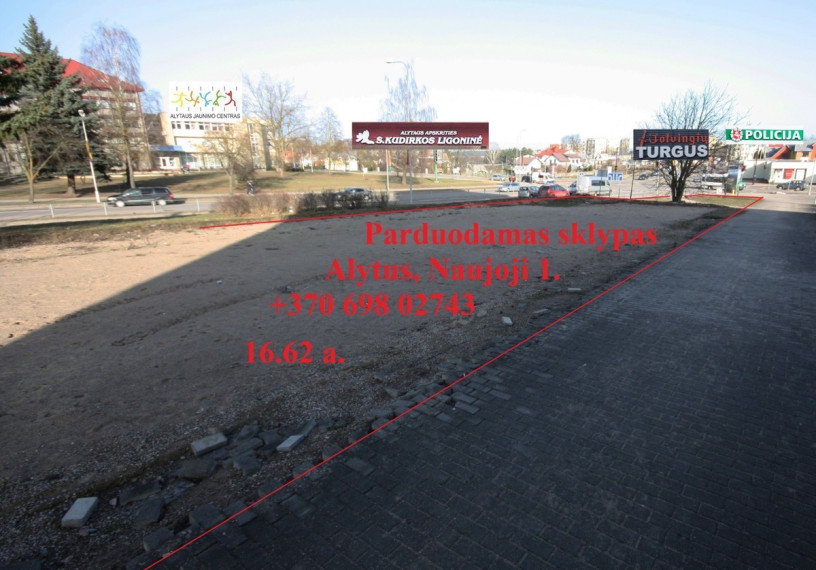 Parduodamas kitos paskirties sklypas Naujoji g., Vidzgiris, Alytaus m., Alytaus m. sav., 16.62 a ploto 6