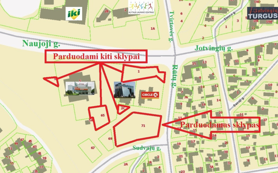 Parduodamas  sklypas Sudvajų g., Vidzgiris, Alytaus m., Alytaus m. sav., 38.37 a ploto 8