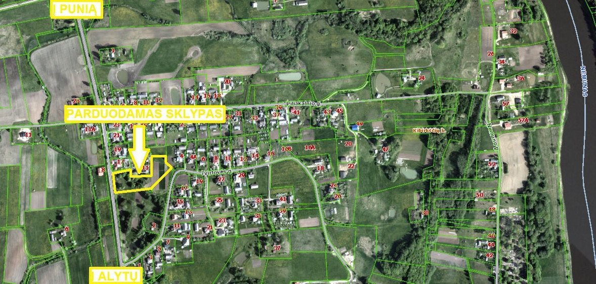 Parduodamas kitos paskirties sklypas Praniūnų k., Alytaus r. sav., 68.33 a ploto 14