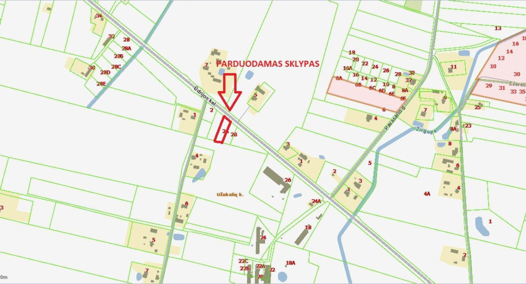 Parduodamas  sklypas Saulėtekio g., Užubalių k., Alytaus r. sav., 15 a ploto 10