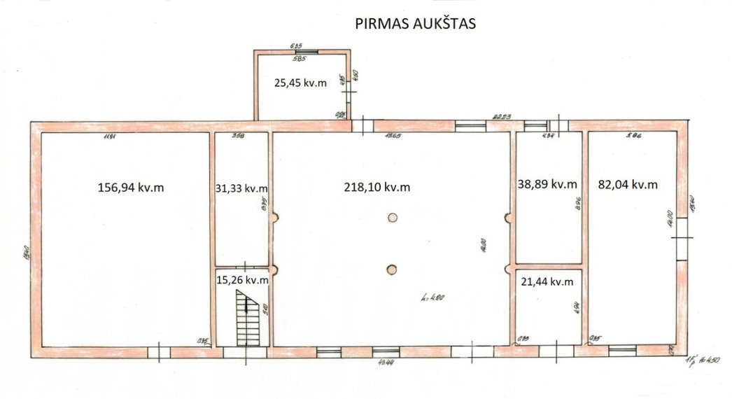 Parduodamos gamybinės, kitos paskirties, sandėliavimo patalpos Pabalvės k., Telšių r. sav., 1149 m2 ploto 17