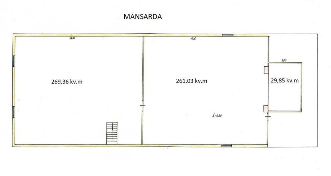 Parduodamos gamybinės, kitos paskirties, sandėliavimo patalpos Pabalvės k., Telšių r. sav., 1149 m2 ploto 18