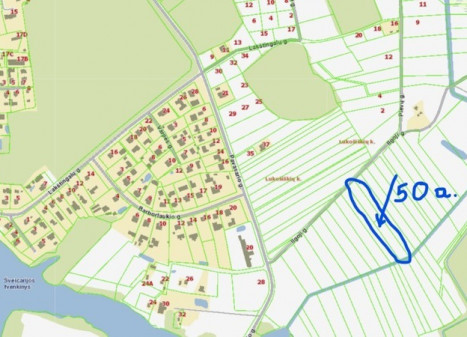Parduodamas  sklypas Šveicarijos k., Jonavos r. sav., 50 a ploto