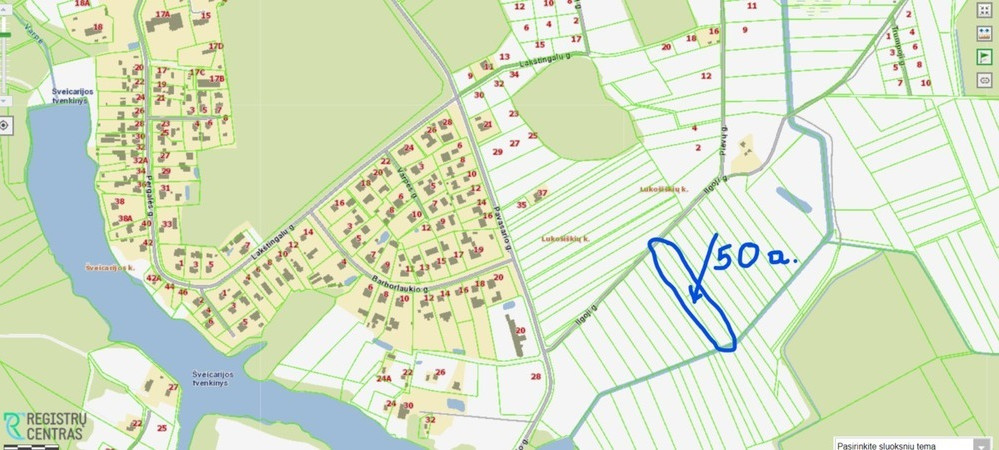 Parduodamas sklypas Šveicarijos k., Jonavos r. sav., 50 a ploto 1