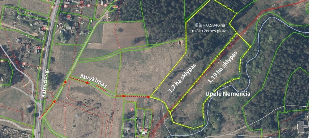 Parduodamas žemės ūkio paskirties sklypas Bažnyčios g. 41, Pučkalaukio k., Vilniaus r. sav., 289 a ploto 15
