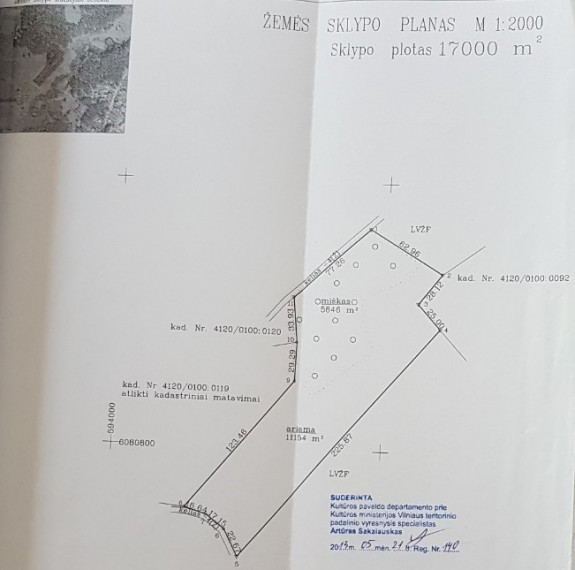 Parduodamas žemės ūkio paskirties sklypas Bažnyčios g. 41, Pučkalaukio k., Vilniaus r. sav., 289 a ploto 17
