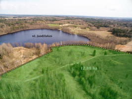 Parduodamas  sklypas Petrauskų k., Trakų r. sav., 1288 a ploto 2