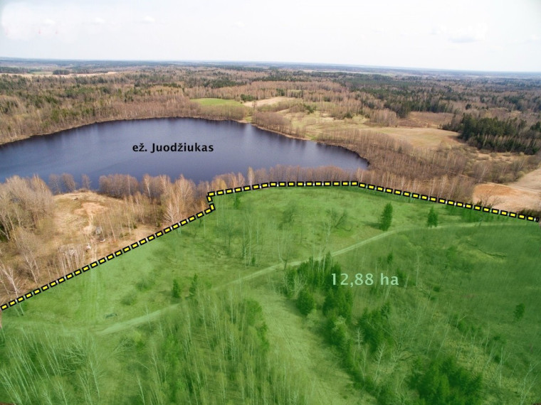 Parduodamas sklypas Petrauskų k., Trakų r. sav., 1288 a ploto 2