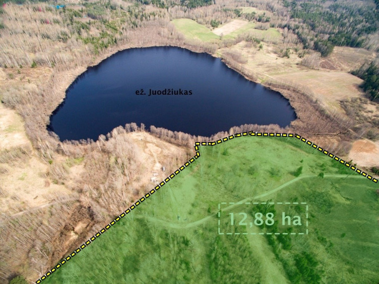 Parduodamas sklypas Petrauskų k., Trakų r. sav., 1288 a ploto 3