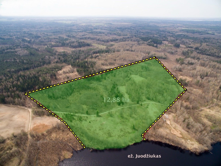 Parduodamas sklypas Petrauskų k., Trakų r. sav., 1288 a ploto 4