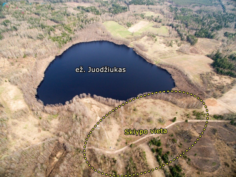 Parduodamas sklypas Petrauskų k., Trakų r. sav., 1288 a ploto 5