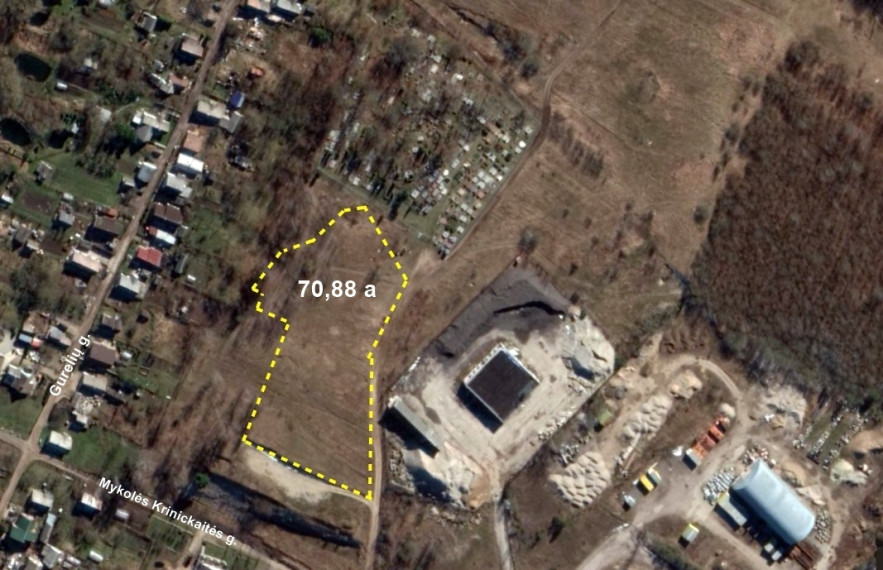 Parduodamas sklypas Gurelių k., Vilniaus m. sav., 70.88 a ploto 4