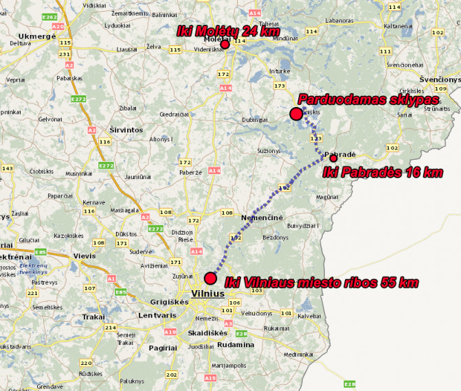Parduodamas sklypas Kaštonų g., Joniškio mstl., Molėtų r. sav., 22 a ploto 6