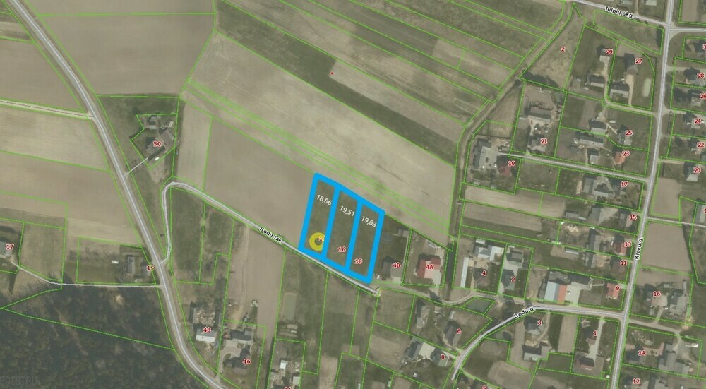 Parduodamas sklypas Sodų tak., Tirkšlių mstl., Mažeikių r. sav., 19.63 a ploto 2