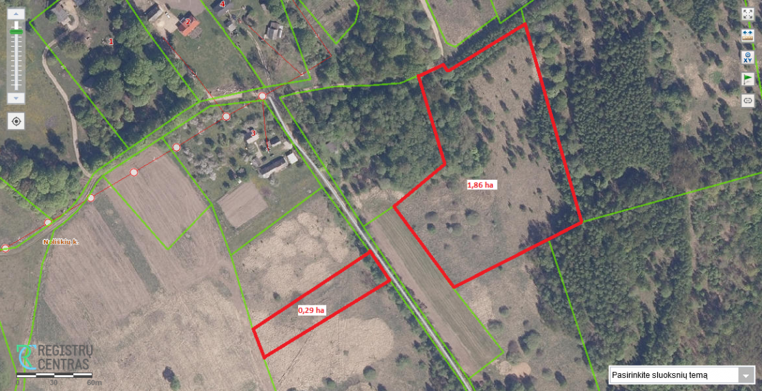 Parduodamas sklypas Šiaulių r. sav., 186.00 a ploto 1