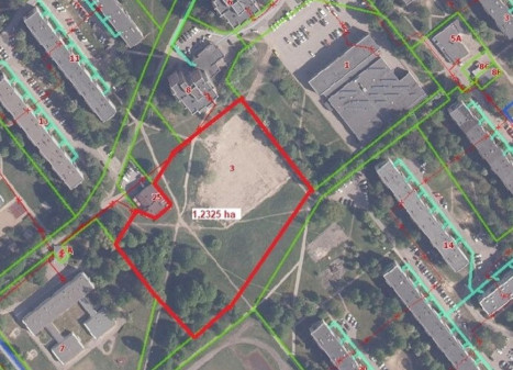 Parduodamas sklypas Gvazdikų takas, Lieporiai, Šiauliai, Šiaulių m. sav., 123.25 a ploto