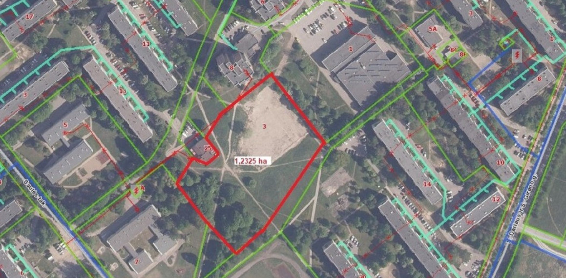 Parduodamas sklypas Gvazdikų takas, Lieporiai, Šiauliai, Šiaulių m. sav., 123.25 a ploto 1