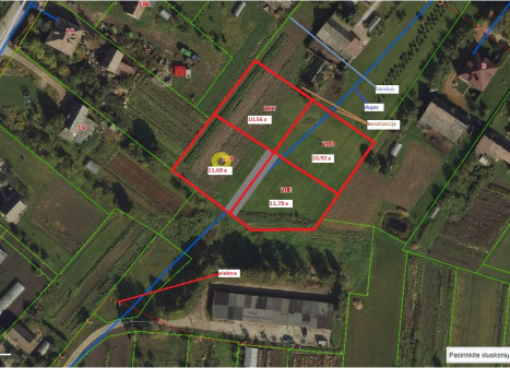 Parduodamas sklypas Kairių mstl., Šiaulių r. sav., 11.68 a ploto