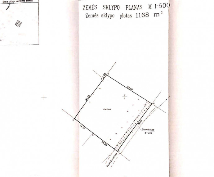 Parduodamas sklypas Kairių mstl., Šiaulių r. sav., 11.68 a ploto 17