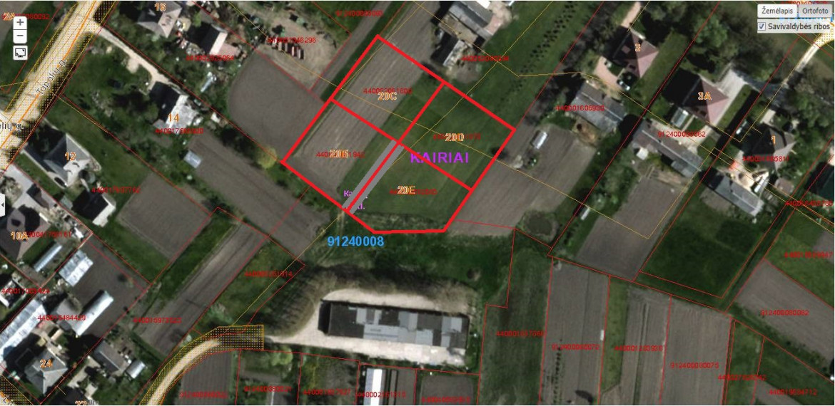 Parduodamas sklypas Kairių mstl., Šiaulių r. sav., 11.68 a ploto 3