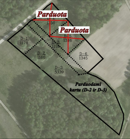 Parduodamas  sklypas Jauniūnų k., Širvintų r. sav., 13.45 a ploto 3