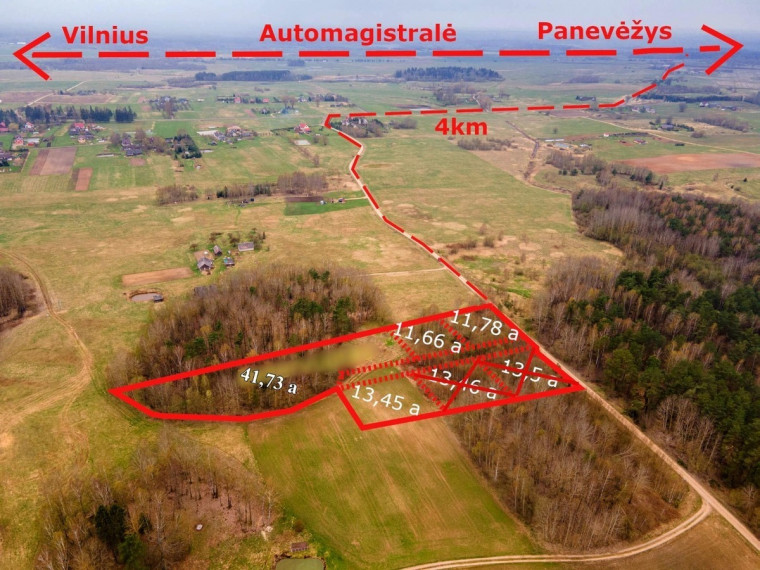 Parduodamas sklypas Jauniūnų k., Širvintų r. sav., 13.45 a ploto 6