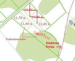 Parduodamas  sklypas Jauniūnų k., Širvintų r. sav., 13.45 a ploto 14