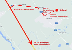 Parduodamas  sklypas Jauniūnų k., Širvintų r. sav., 13.45 a ploto 15