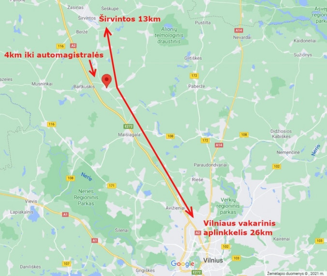 Parduodamas  sklypas Jauniūnų k., Širvintų r. sav., 13.45 a ploto 14