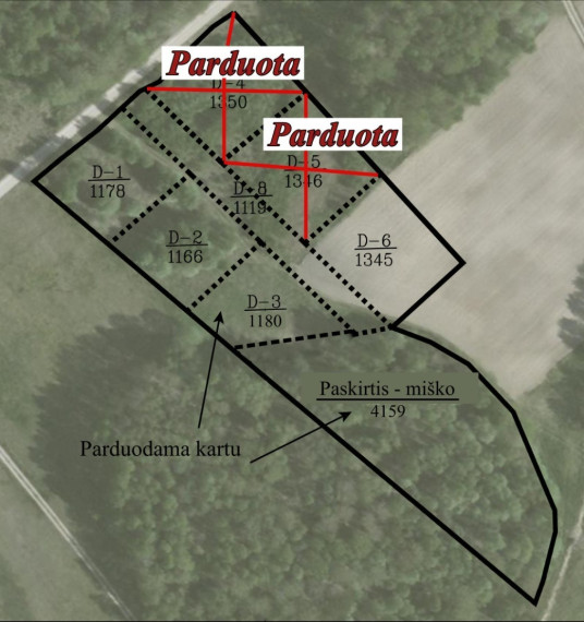 Parduodamas  sklypas Jauniūnų k., Širvintų r. sav., 13.45 a ploto 3