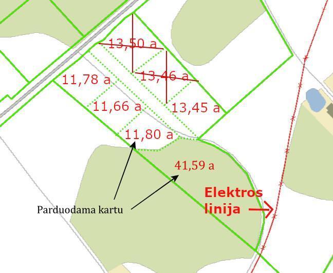 Parduodamas  sklypas Jauniūnų k., Širvintų r. sav., 13.45 a ploto 8