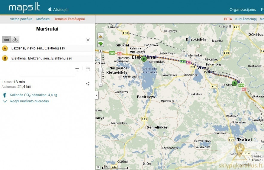 Parduodamas  sklypas Liepų g., Lazdėnų k., Elektrėnų sav., 216.59 a ploto 14