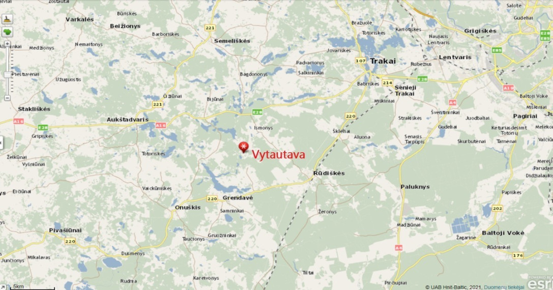 Parduodamas  sklypas Vytautavos k., Trakų r. sav., 79.8 a ploto 10
