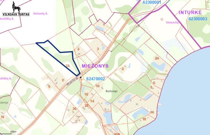 Parduodamas sklypas Kranto g., Rutonių k., Molėtų r. sav., 163.51 a ploto 3