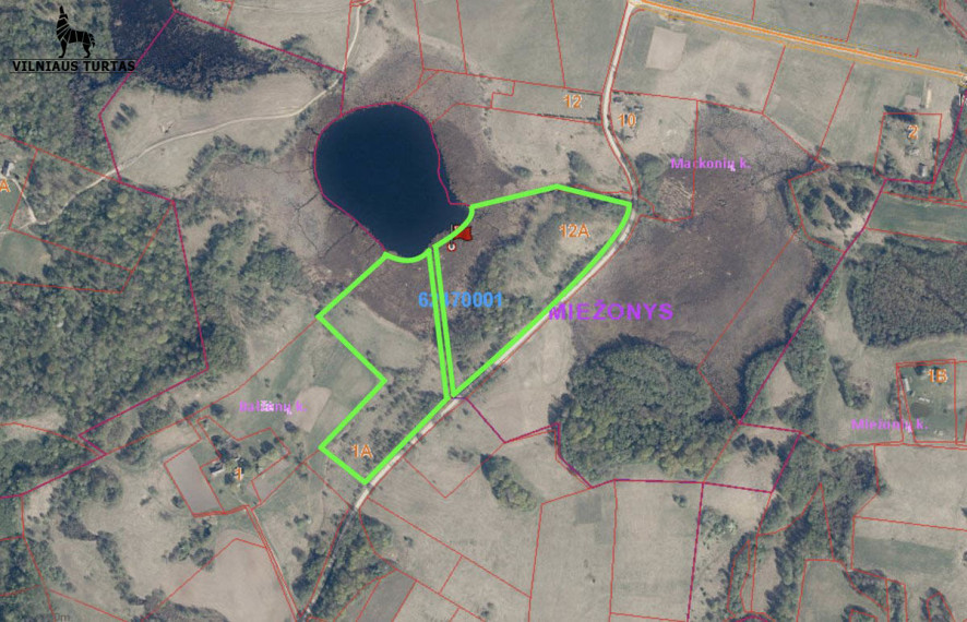 Parduodamas sklypas Mackonių k., Molėtų r. sav., 280.56 a ploto 1
