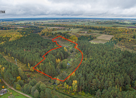 Parduodamas  sklypas Karklėnų k., Vilniaus r. sav., 455 a ploto